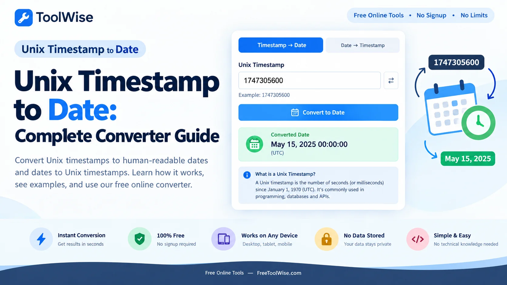 Unix Timestamp to Date: Complete Converter Guide
